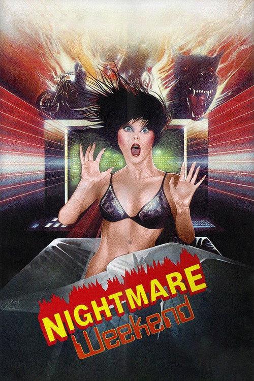 Nightmare Weekend 1986 official movie poster