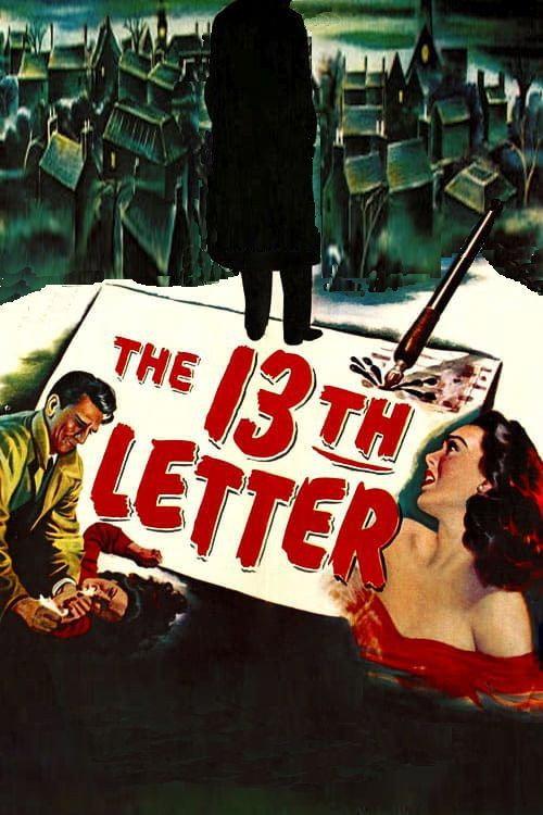 The 13th Letter 1951 official movie poster