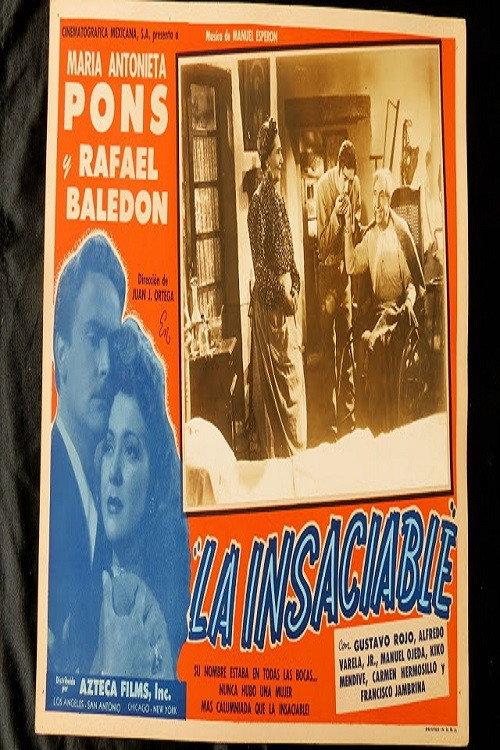 La insaciable 1947 official movie poster