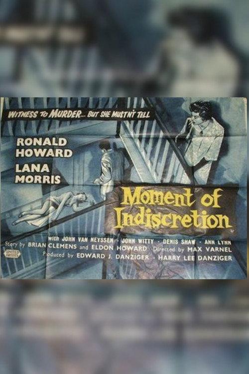Moment of Indiscretion 1958 official movie poster