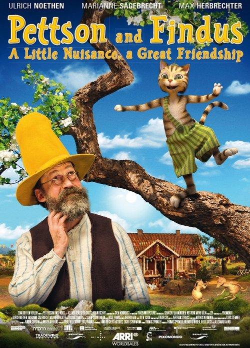 Pettson and Findus: A Little Nuisance, a Great Friendship 2014 official movie poster