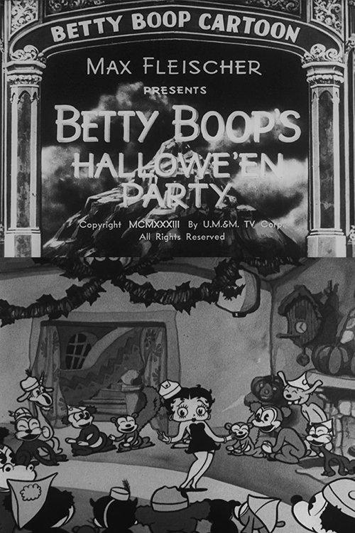 Betty Boop's Hallowe'en Party 1933 official movie poster