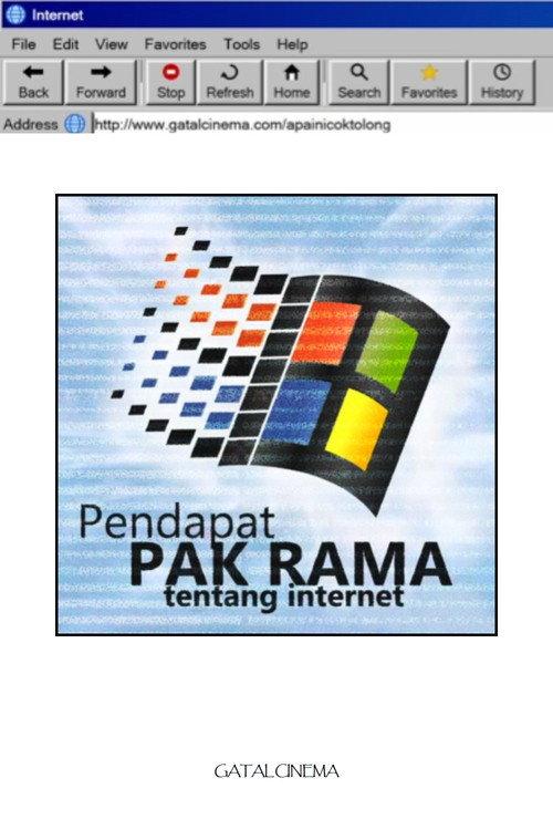 Pendapat Pak Rama tentang internet 2026 official movie poster