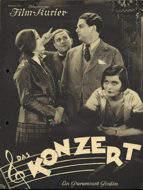 The concert 1931 official movie poster