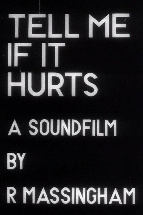 Tell Me If It Hurts 1934 official movie poster