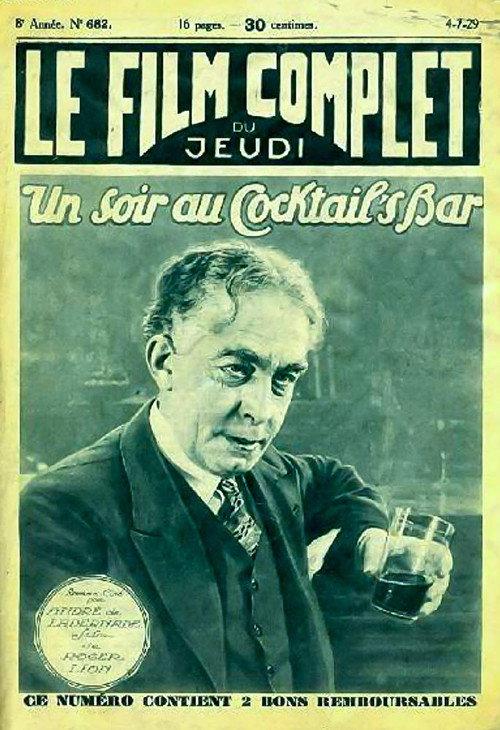 Un soir au cocktail's bar 1929 official movie poster