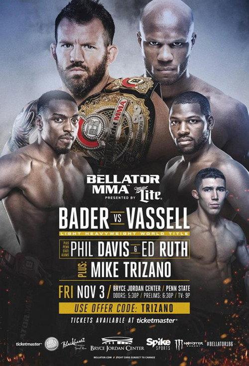 Bellator 186: Bader vs. Vassell 2017 official movie poster
