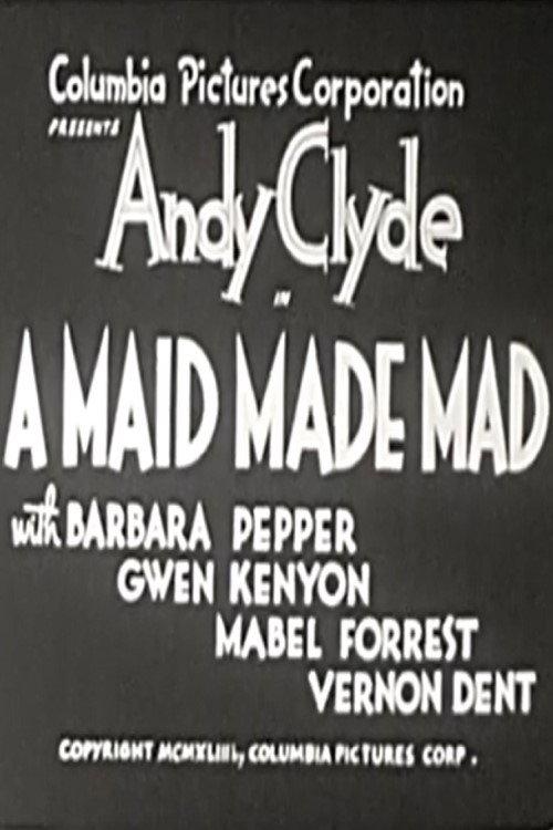 A Maid Made Mad 1943 official movie poster