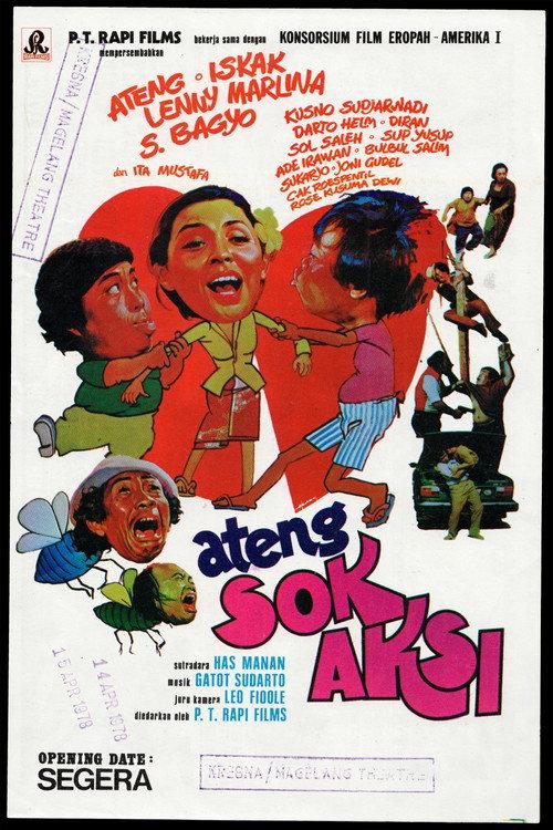Ateng Sok Aksi 1977 official movie poster
