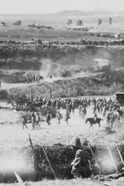 Battle of Spion Kop: Ambulance Corps Crossing the Tugela River 1900 official movie poster
