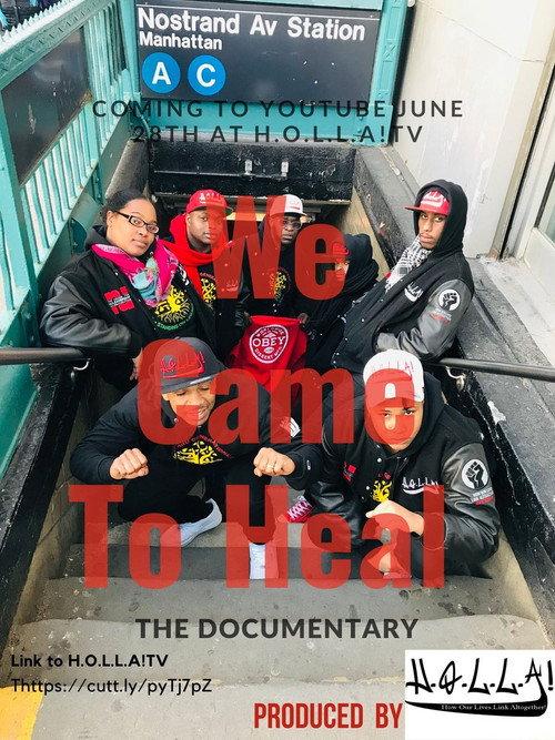 We Came to Heal 2020 official movie poster