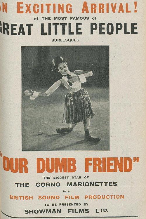 Our Dumb Friend 1930 official movie poster