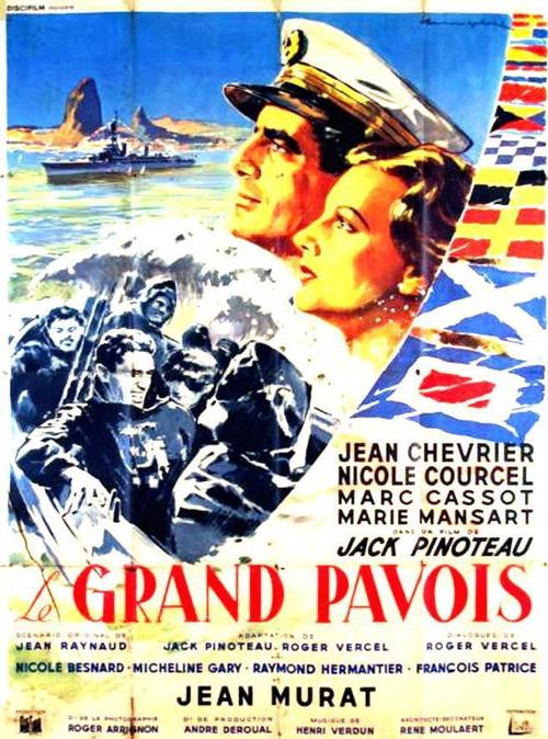 The Big Flag 1954 official movie poster