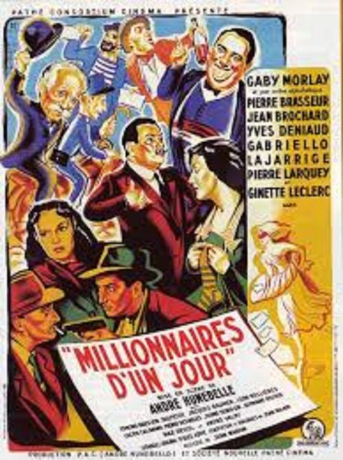 Millionaires for One Day 1949 official movie poster