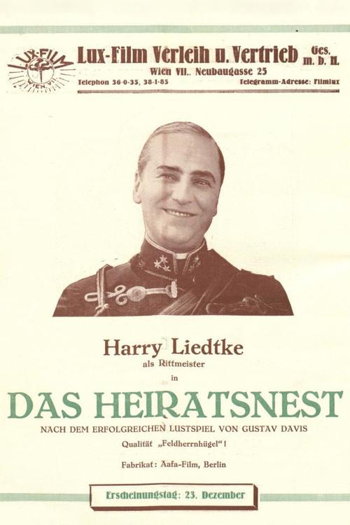 Das Heiratsnest 1927 official movie poster