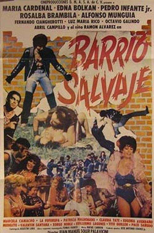 Barrio Salvaje 1985 official movie poster