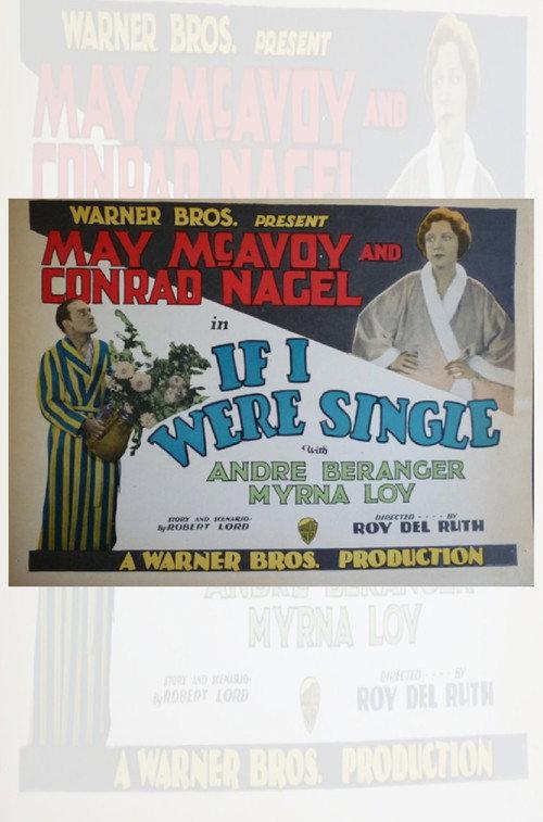If I Were Single 1927 official movie poster