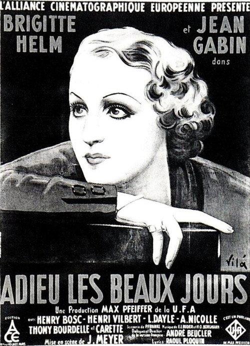Goodbye Beautiful Days 1933 official movie poster