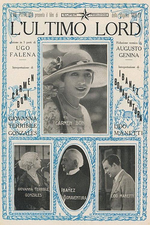 L'ultimo Lord 1926 official movie poster