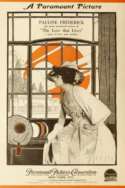 The Love That Lives 1917 official movie poster