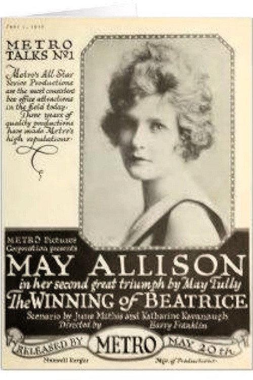 The Winning of Beatrice 1918 official movie poster
