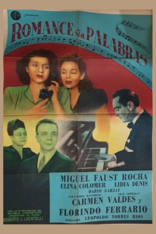 Romance sin palabras 1948 official movie poster