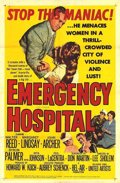 Emergency Hospital 1956 official movie poster