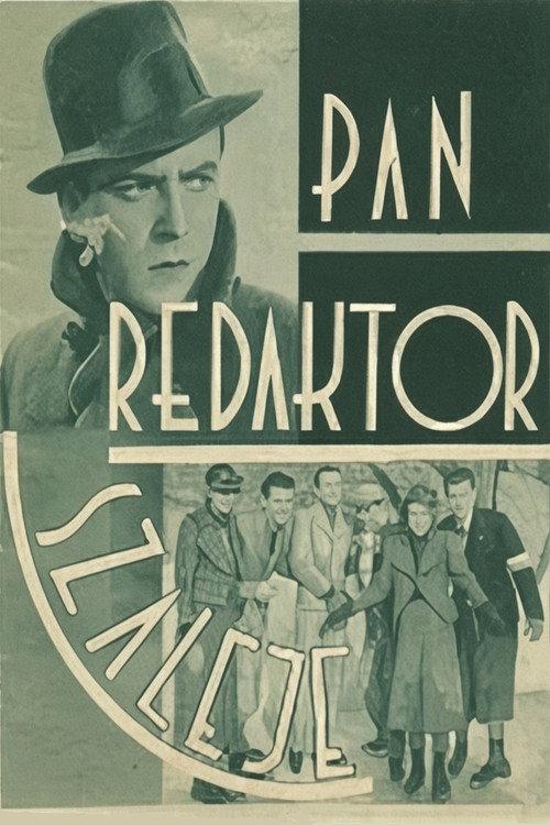 Pan redaktor szaleje 1937 official movie poster