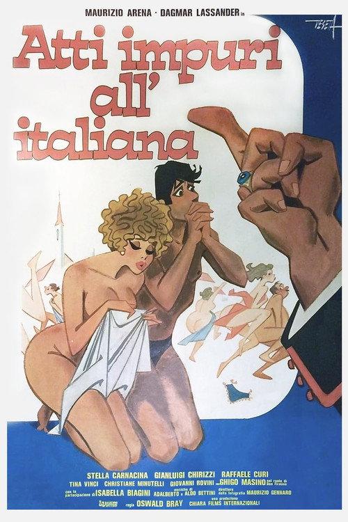 Atti impuri all'italiana 1976 official movie poster