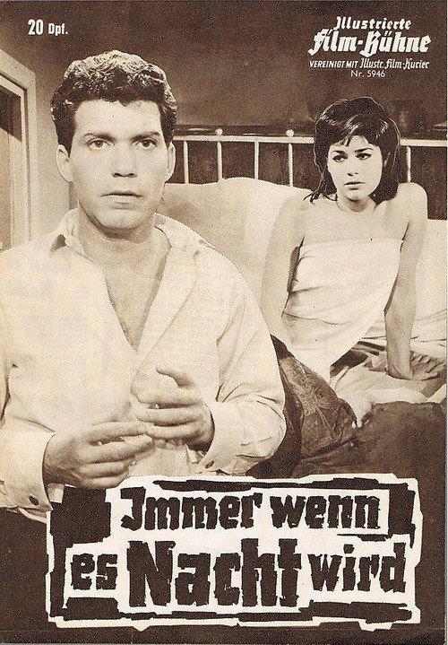 Immer wenn es Nacht wird 1961 official movie poster