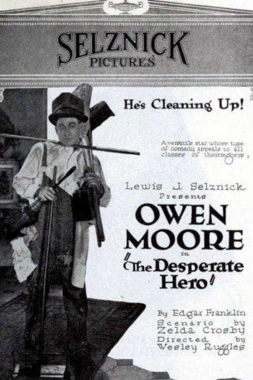 The Desperate Hero 1920 official movie poster