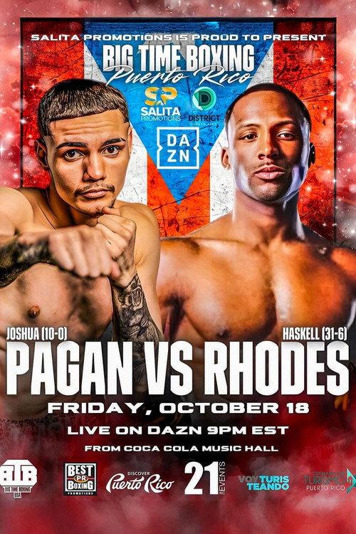 Joshua Pagan vs. Haskell Rhodes 2024 official movie poster