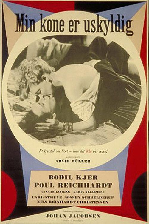 Min kone er uskyldig 1950 official movie poster