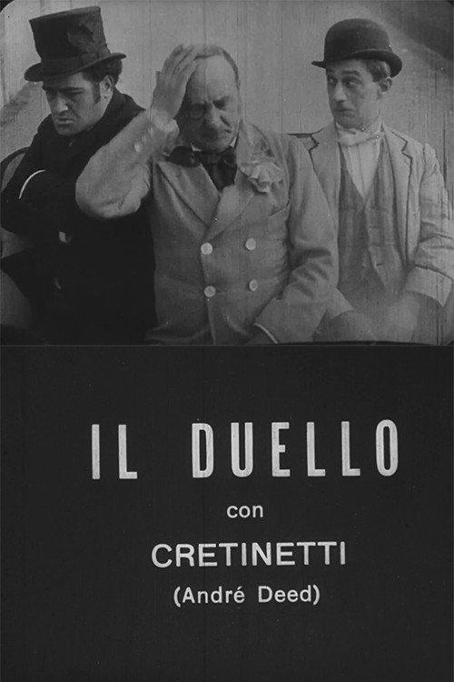 Cretinetti cerca un duello 1909 official movie poster