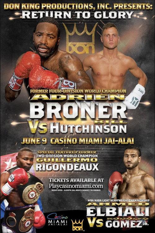 Adrien Broner vs. Bill Hutchinson 2023 official movie poster
