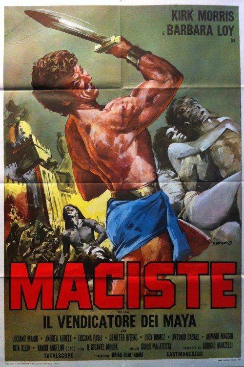 Maciste, Avenger of the Mayans 1966 official movie poster