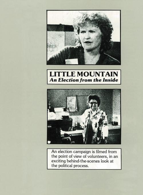 Little Mountain: An Election from the Inside 1984 official movie poster
