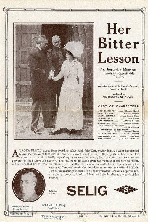 Her Bitter Lesson 1912 official movie poster