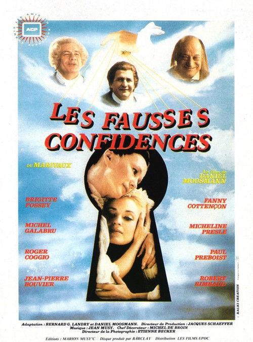 Les Fausses Confidences 1984 official movie poster
