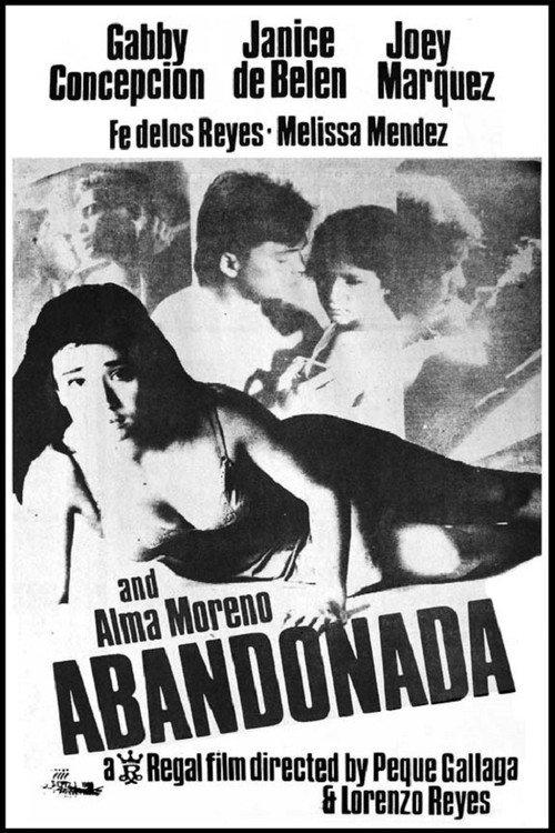 Abandonada 1989 official movie poster