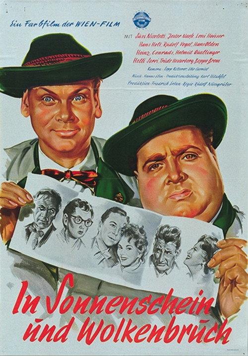Sonnenschein und Wolkenbruch 1955 official movie poster