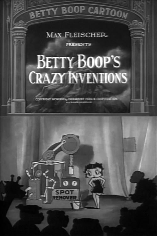 Betty Boop's Crazy Inventions 1933 official movie poster