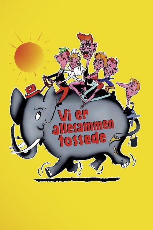 Vi er allesammen tossede 1959 official movie poster
