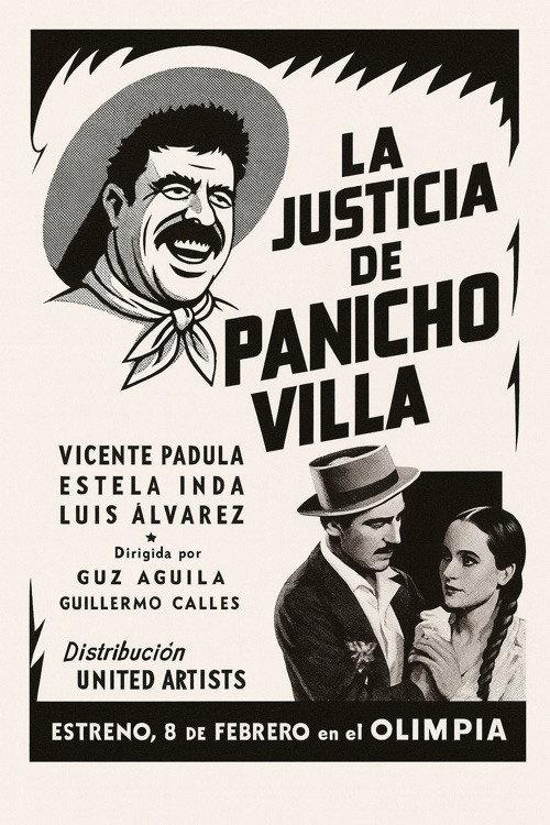 La justicia de Pancho Villa 1939 official movie poster