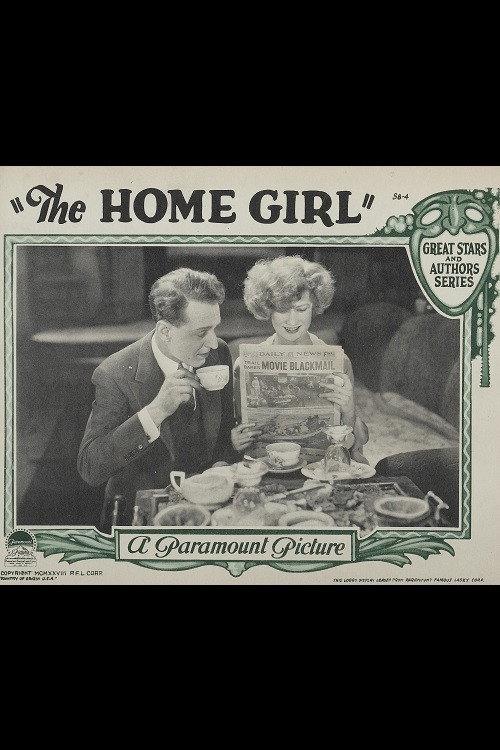 The Home Girl 1928 official movie poster