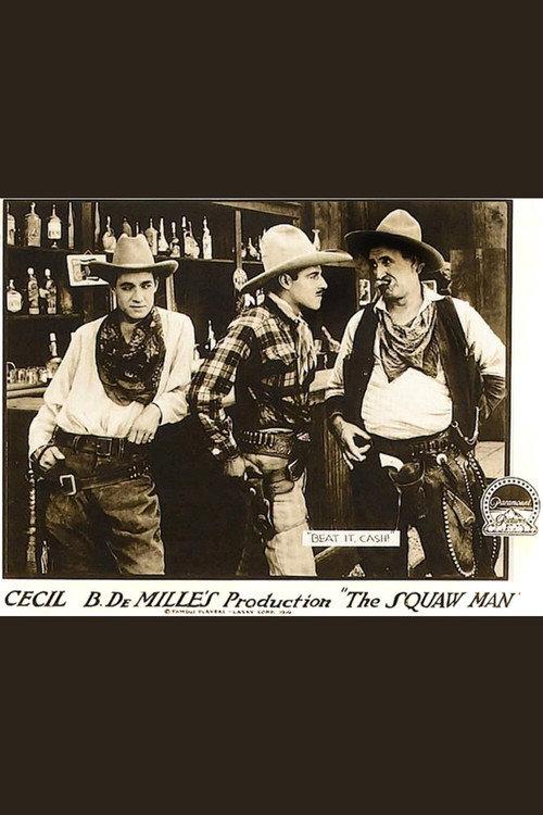 The Squaw Man 1918 official movie poster