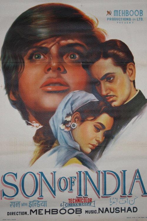 Son of India 1962 official movie poster