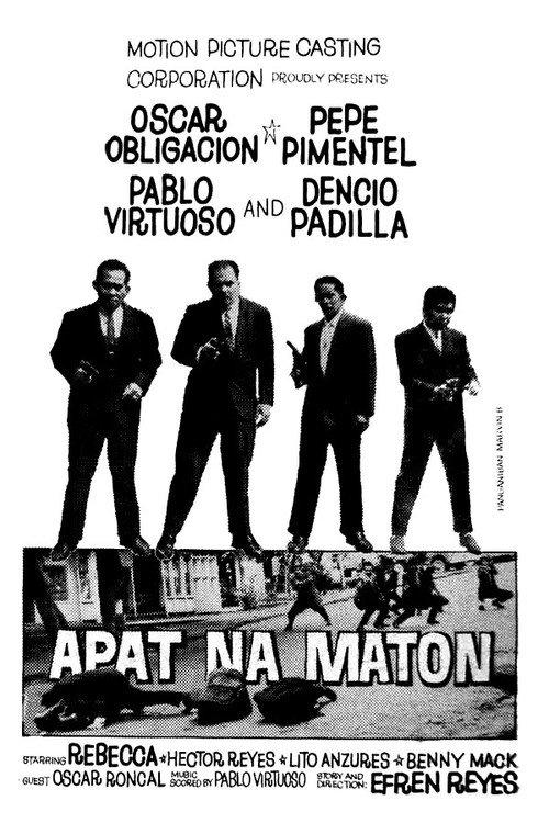 Apat na Maton 1963 official movie poster