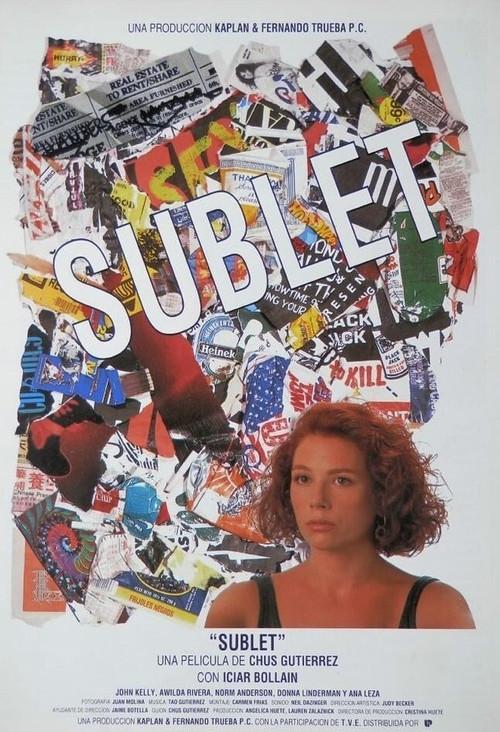 Sublet 1992 official movie poster