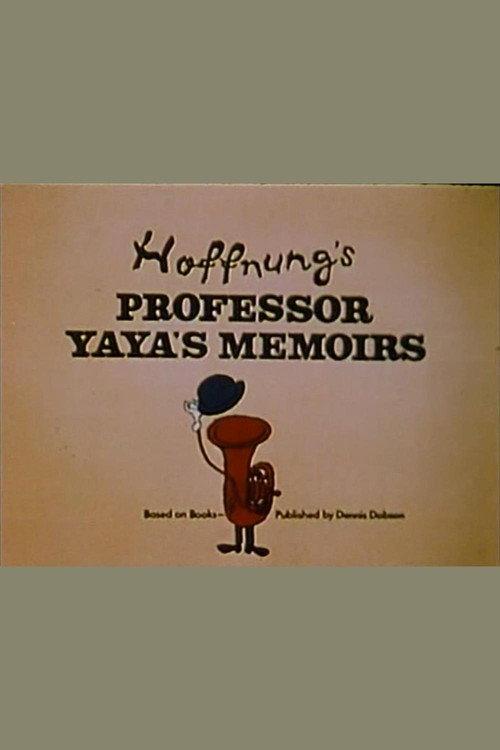 Hoffnung's Professor Yaya's Memoirs 1965 official movie poster